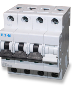 Circuit breaker FAZ 3+N pole C40A 15kA